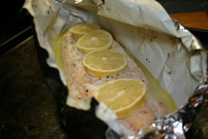 Salmon in Lemon Butter