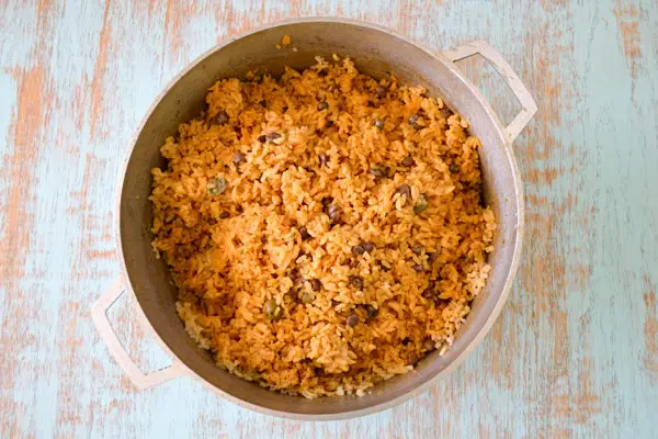 Puerto Rican Rice recipe - Arroz con Gandules (Rice with Pigeon Peas). The best rice in the world!