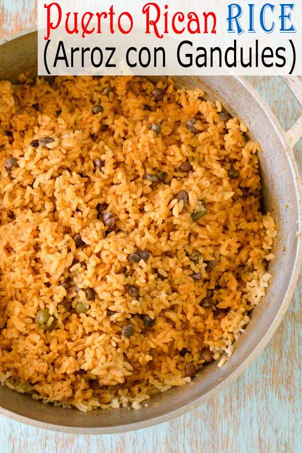 Puerto Rican Rice (Arroz con Gandules) | Kitchen Gidget