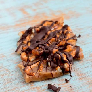 English Pretzel Toffee