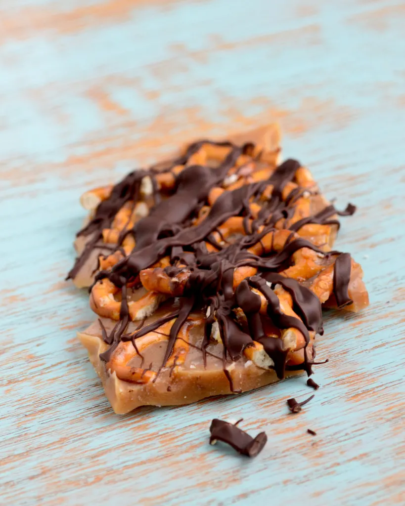 English Pretzel Toffee