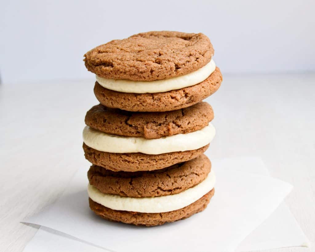 Chocolate and Vanilla Malt Cookies | Kitchen Gidget