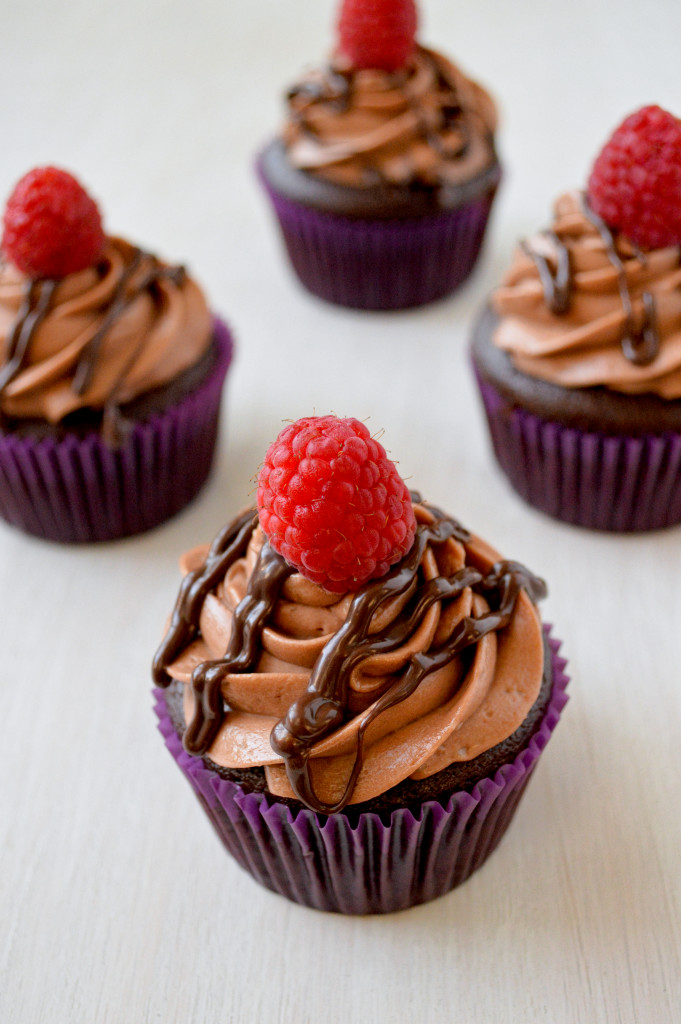 Chocolate Cheesecake Cupcakes | Kitchen Gidget