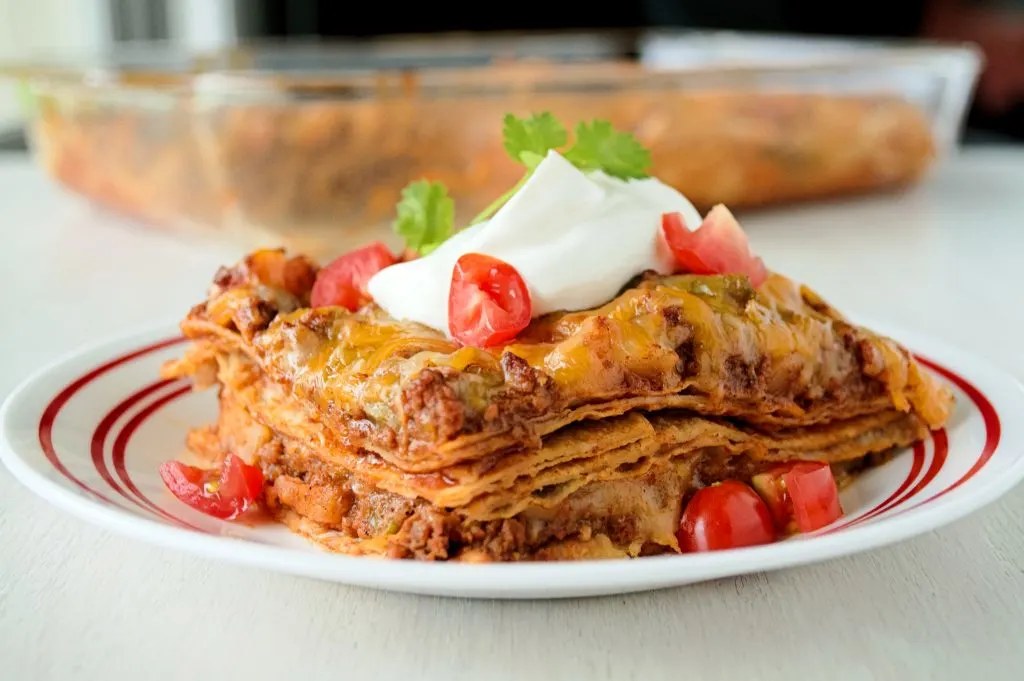 Enchilada Casserole | Kitchen Gidget