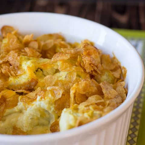 Cauliflower Casserole with a touch of curry. The absolute best way to eat cauliflower! | Kitchen Gidget