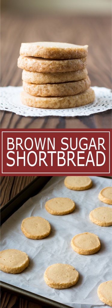 Brown Sugar Shortbread - perfectly crisp cookies with notes of caramel | Kitchen Gidget