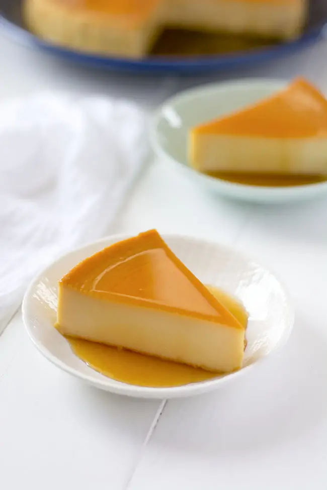 Puerto Rican Flan de Queso (Cheese Flan) - Kitchen Gidget