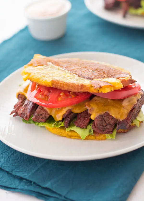 Jibarito Recipe: Puerto Rican sandwich with steak using plantains instead of bread!