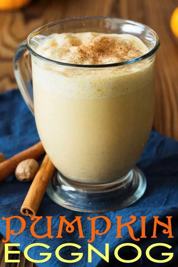 Homemade Pumpkin Eggnog recipe...SO EASY since it's made in the blender!