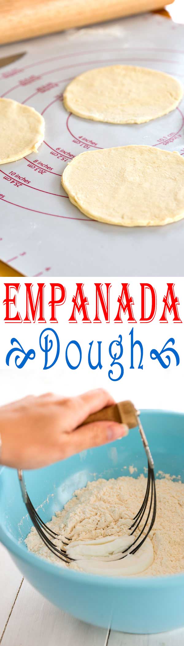 Make empanadas at home from scratch with this easy empanada dough recipe!
