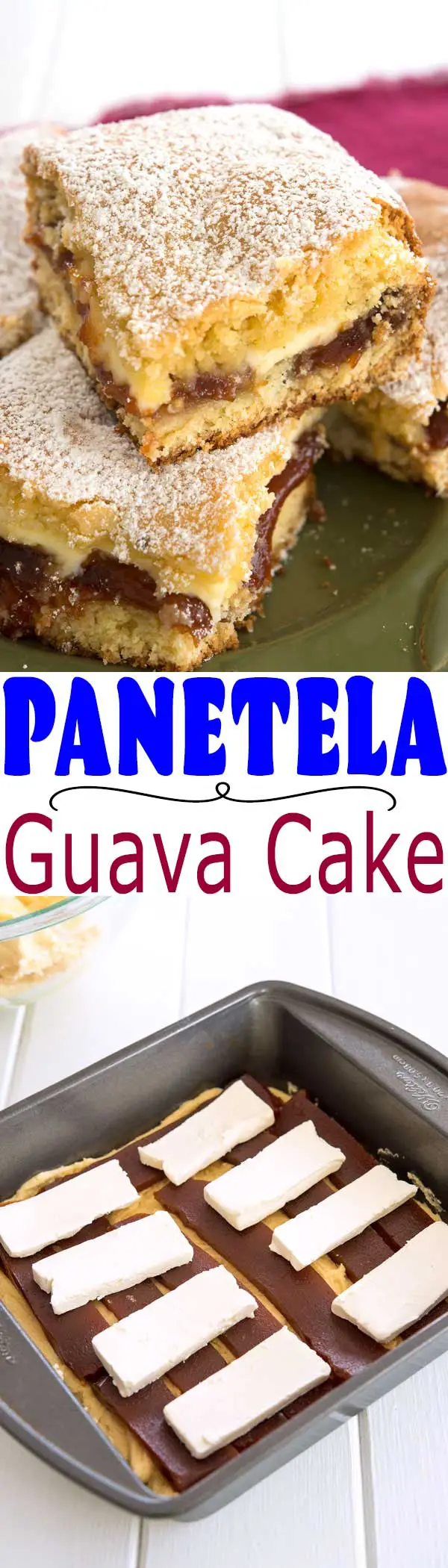Cream cheese coffee cake meets the Caribbean with this guava cake recipe! | Cubana Panetela de Guayaba receta