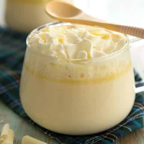White hot chocolate - quick and easy homemade recipe