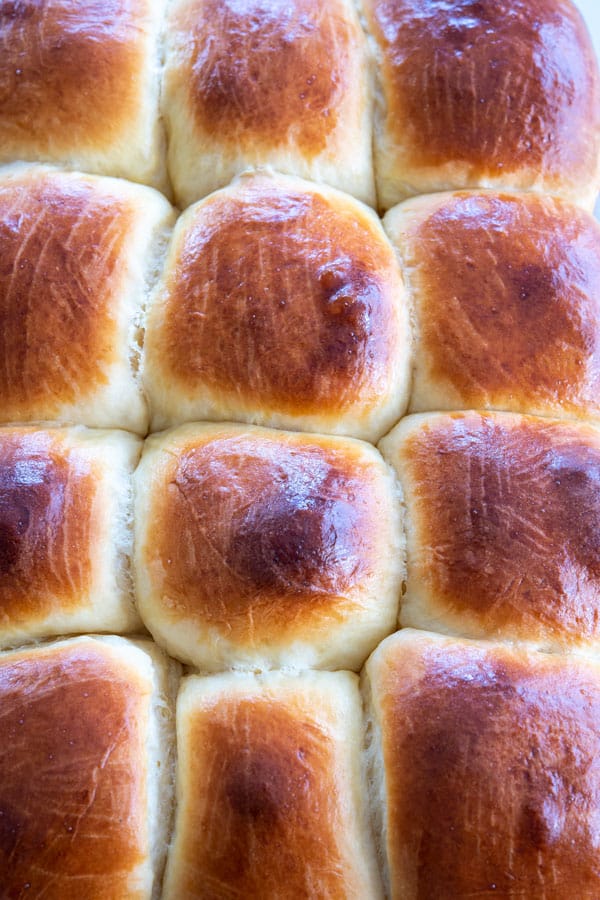 Easy homemade Hawaiian Bread Rolls - perfectly soft and sweet for breakfast, dinner or appetizers!