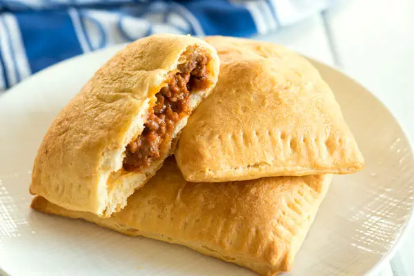 Plate of freshly baked unsloppy joes