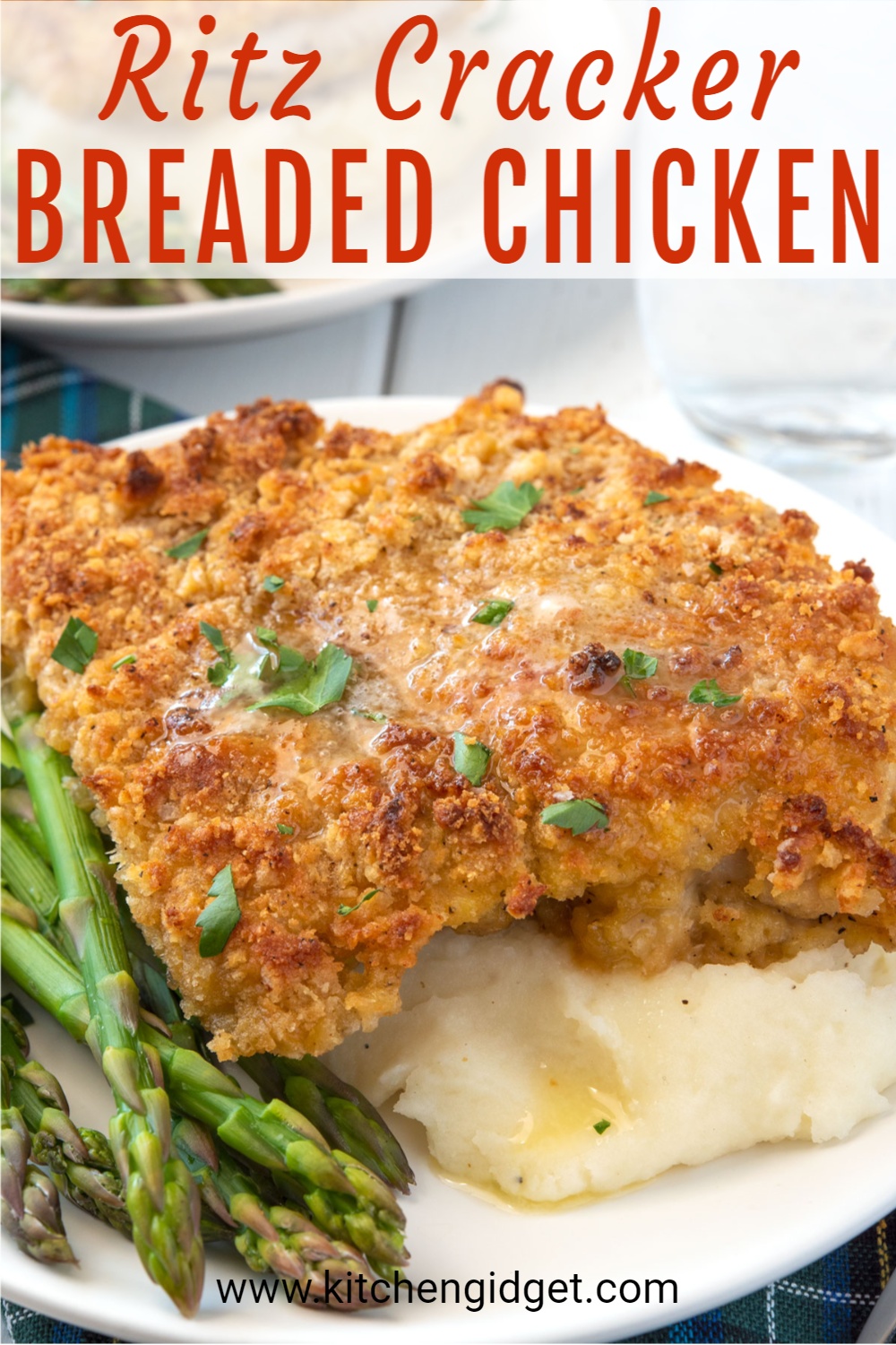 Quick Breaded Chicken with Crunchy Butter Crackers Kitchen Gidget